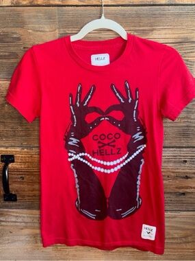 Coco x Hellz Red Graphic Tee